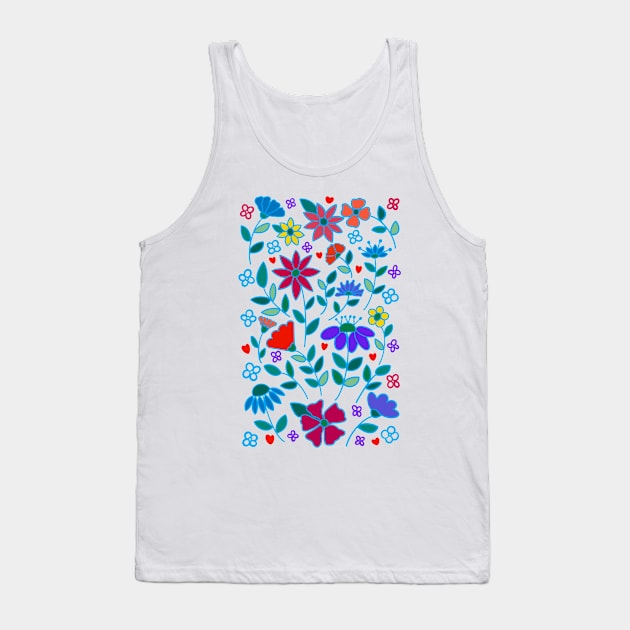 Wild flowers Tank Top by EV Visuals